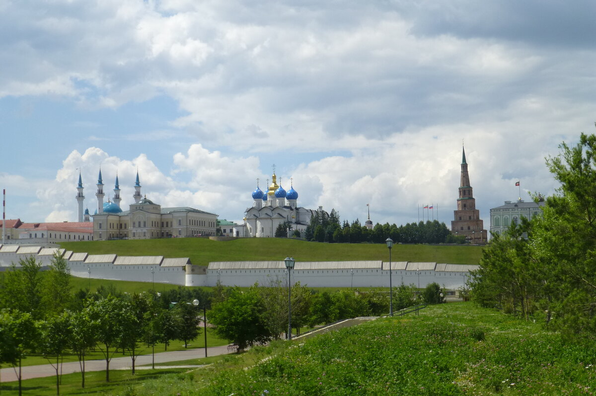 Вид на Казанский Кремль - Наиля 