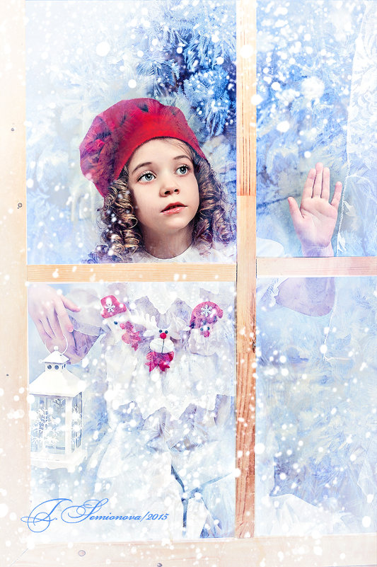 Красная шапочка за окном в морозную ночь - Татьяна Семёнова