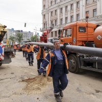 Реконструкция Тверской улицы в Москве :: Алексей Бычков