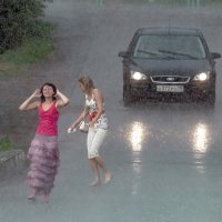 Танцы под дождём) :: Владимир Миронов