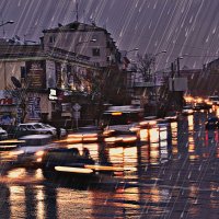 Ночной дождь :: Вячеслав Платонов