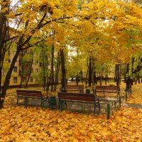 Осень не первоначальная в городе :: Андрей Лукьянов
