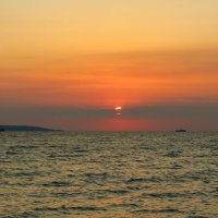 Летний закат на Азовском море :: Ольга 