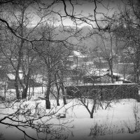 Деревенька в зиме спит... :: Игорь Кудрявцев