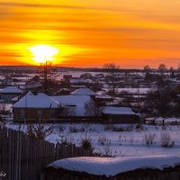 первый весенний закат :: Владимир Притчин