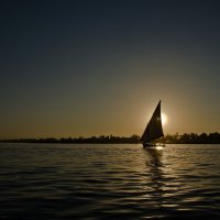 Закат на реке Нил :: Станислав Князев