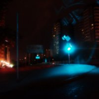 Ночь улица авто :: Андрей Гендин