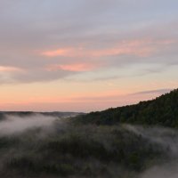 Предрассветный туман над рекой Бердь :: Александр Шведов