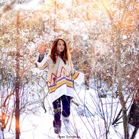 Прекрасная нимфа зимнего леса...) :: Нина Трушкова