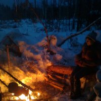 Ночёвка в лесу :: Владимир Андреев