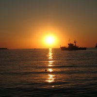закат на черном море :: алиса sennikova