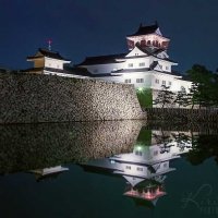 Вечерний замок г.Тояма, Япония :: Irina Kozlova