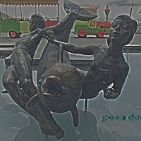 Скульптура"Дети с дельфином" город Скадовск :: РоЗа Бара