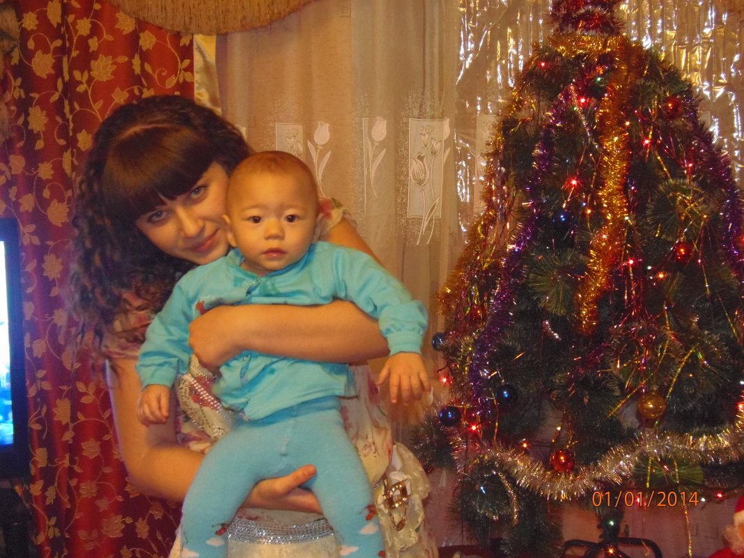 На новый год... с  сыночком)))) - Анастасия Гайдай