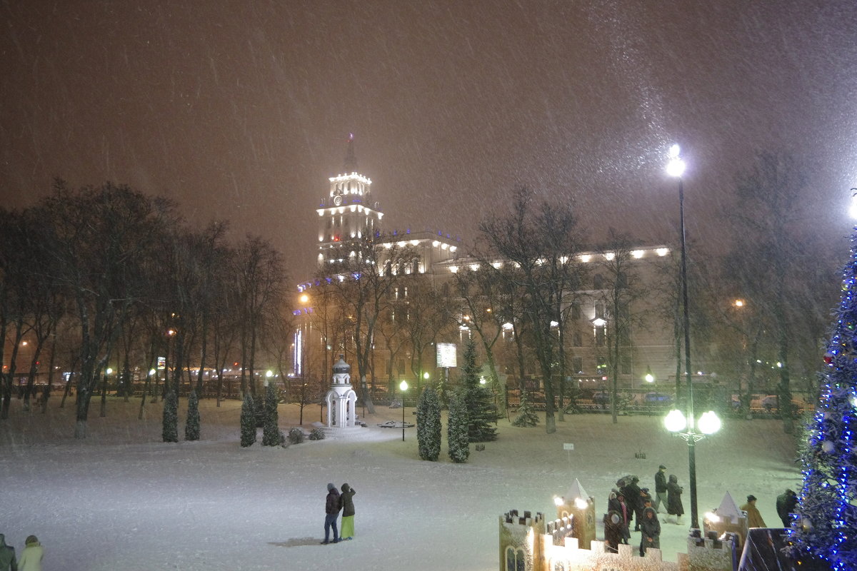 Снегопад в Рождественскую ночь - Владимир Нев