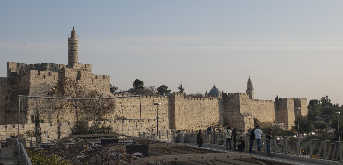 Jerusalem.Vid s mosta u Jaffskih vorot. - susanna vasershtein