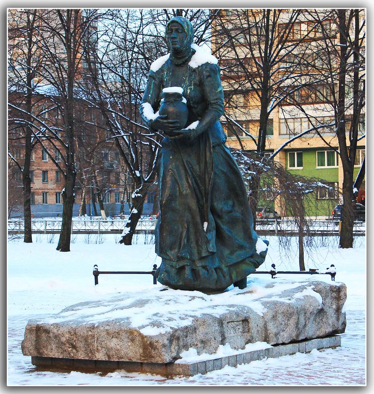Памятник:Охтинская молочница. - Александр Лейкум