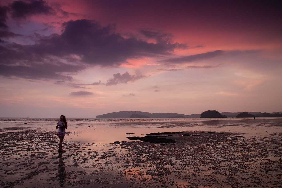 Таиланд, закат на пляже Ноппарат - Татьяна Бральнина