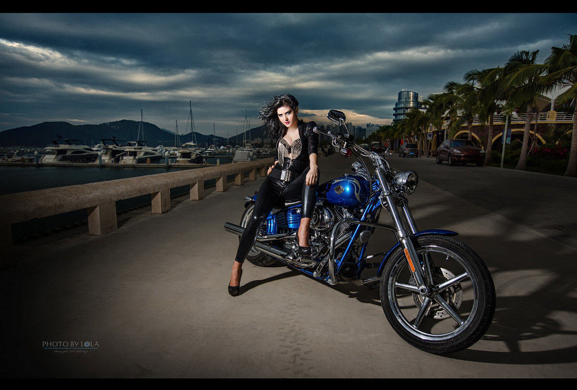 Harley-Davidson &amp; Beauty - Лола Пидлуская