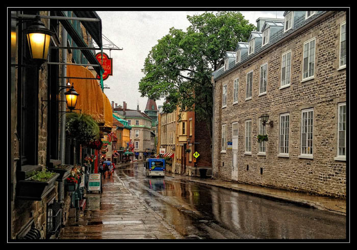 Streets of Quebec City. - Gene Brumer