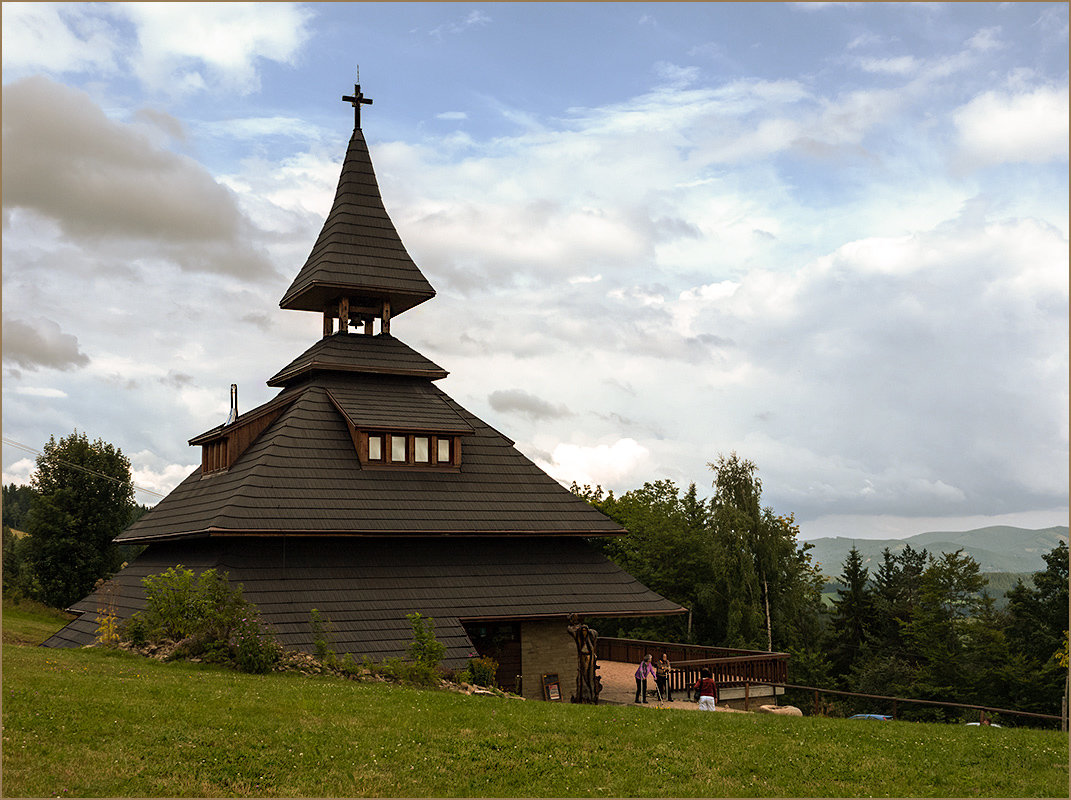 Деревянная церковь в Чехии - Lmark 