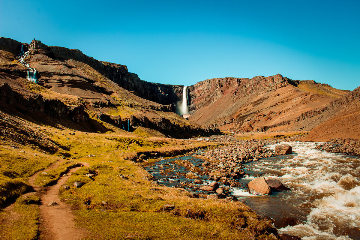 водопад Хенгифосс в Исландии - Вячеслав Ковригин