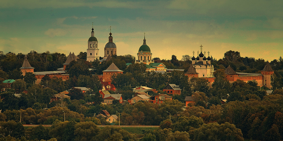 Зарайск. Панорама Зарайского кремля - Виктор Вуколов