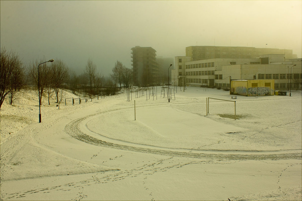 Стадион зимой - Виктор (victor-afinsky)