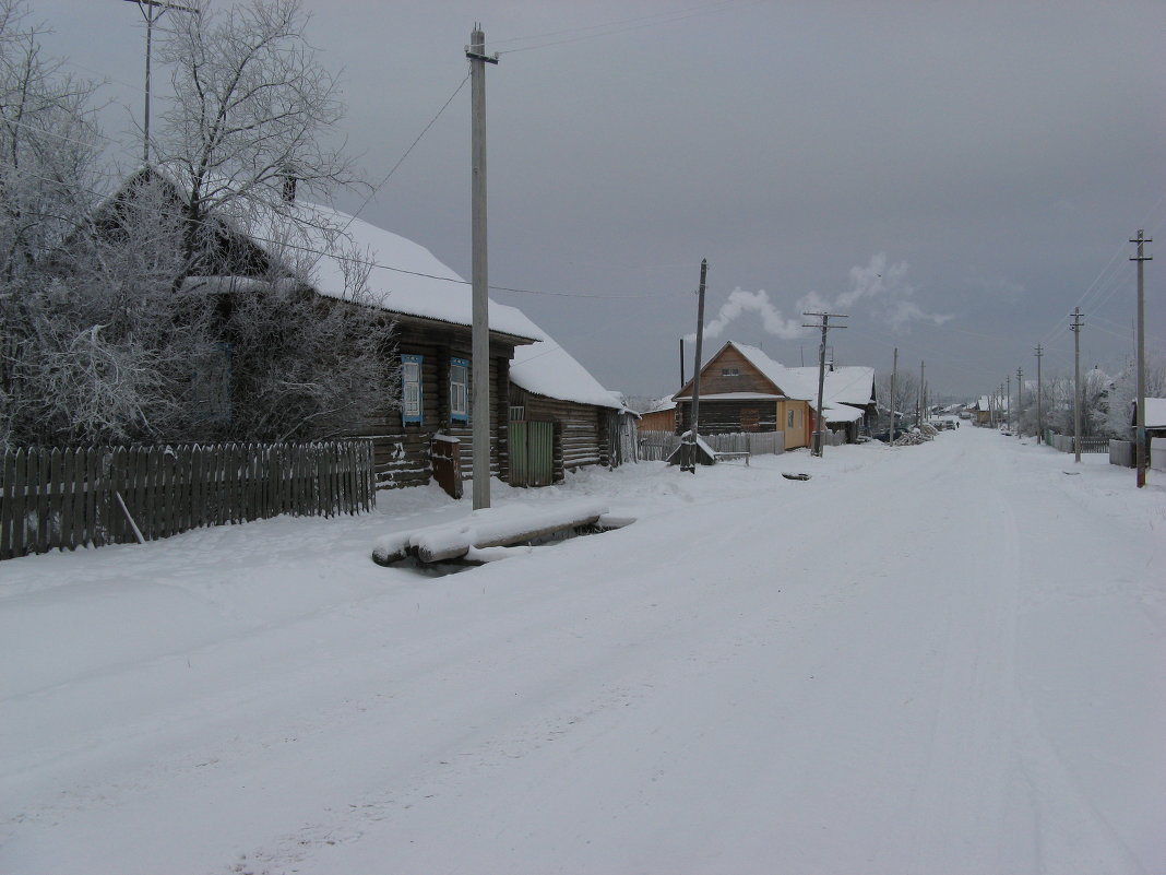 зима в деревне - Михаил Юркин