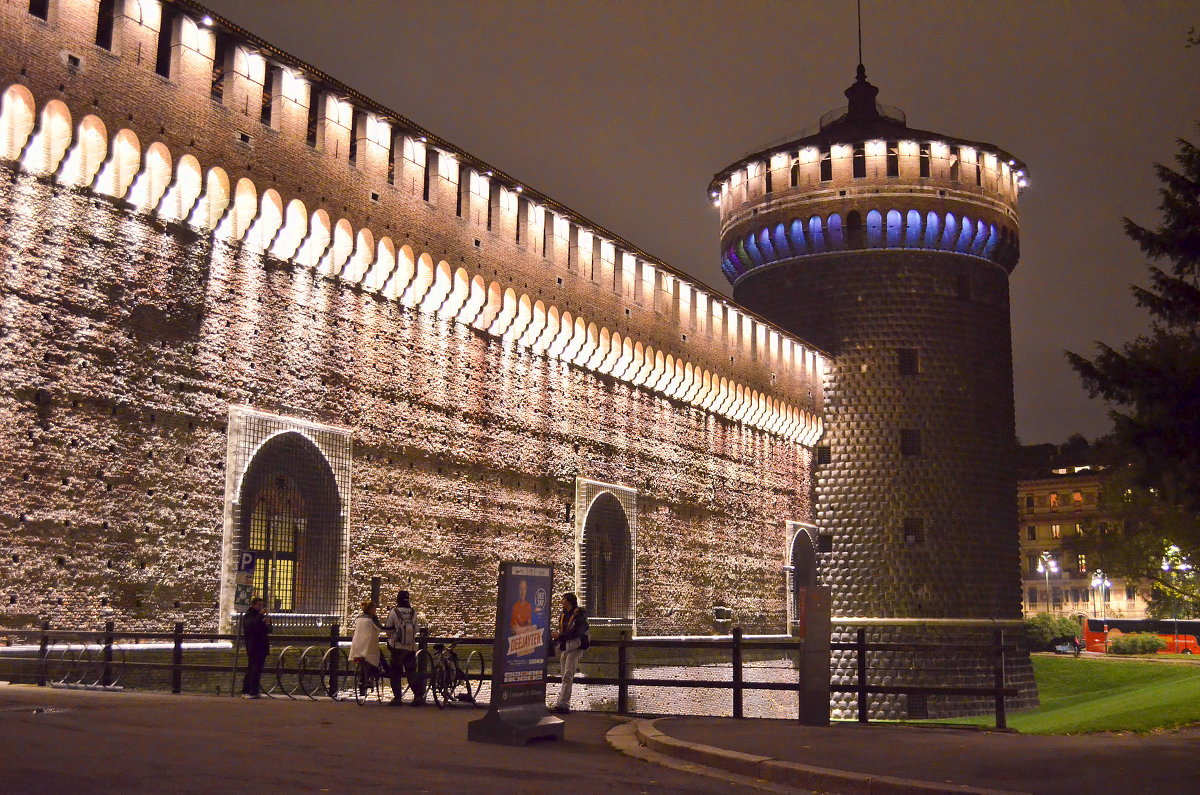 Крепостная стена замка Сфорци - Лидия Цапко