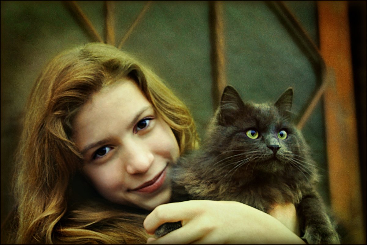 Лиза и котэ. - Нэтхен *