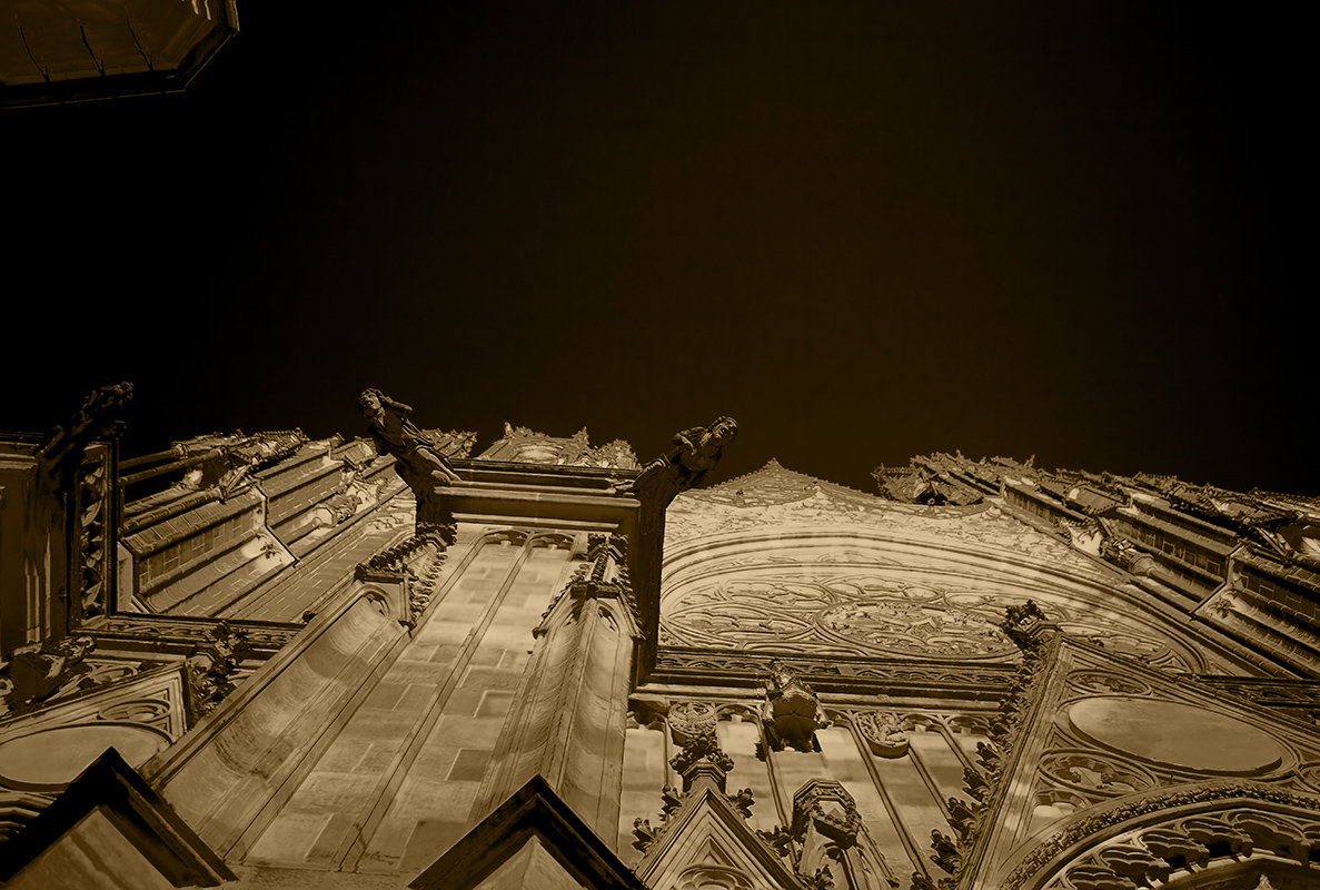 Прага, собор Святого Вита, ночью. 4 - Владимир Барсуков