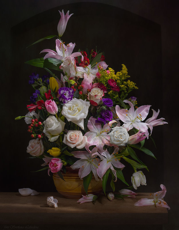 Букет цветов в стиле голландских живописцев - Светлана Л.