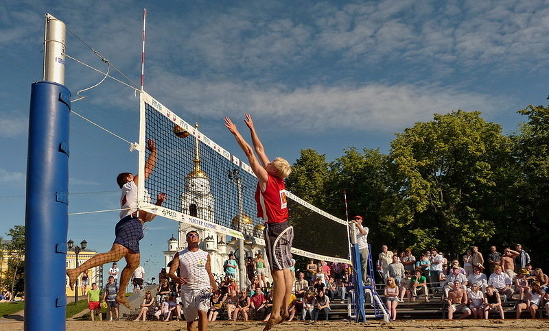 Международные соревнования по пляжному волейболу! - Владимир Шошин