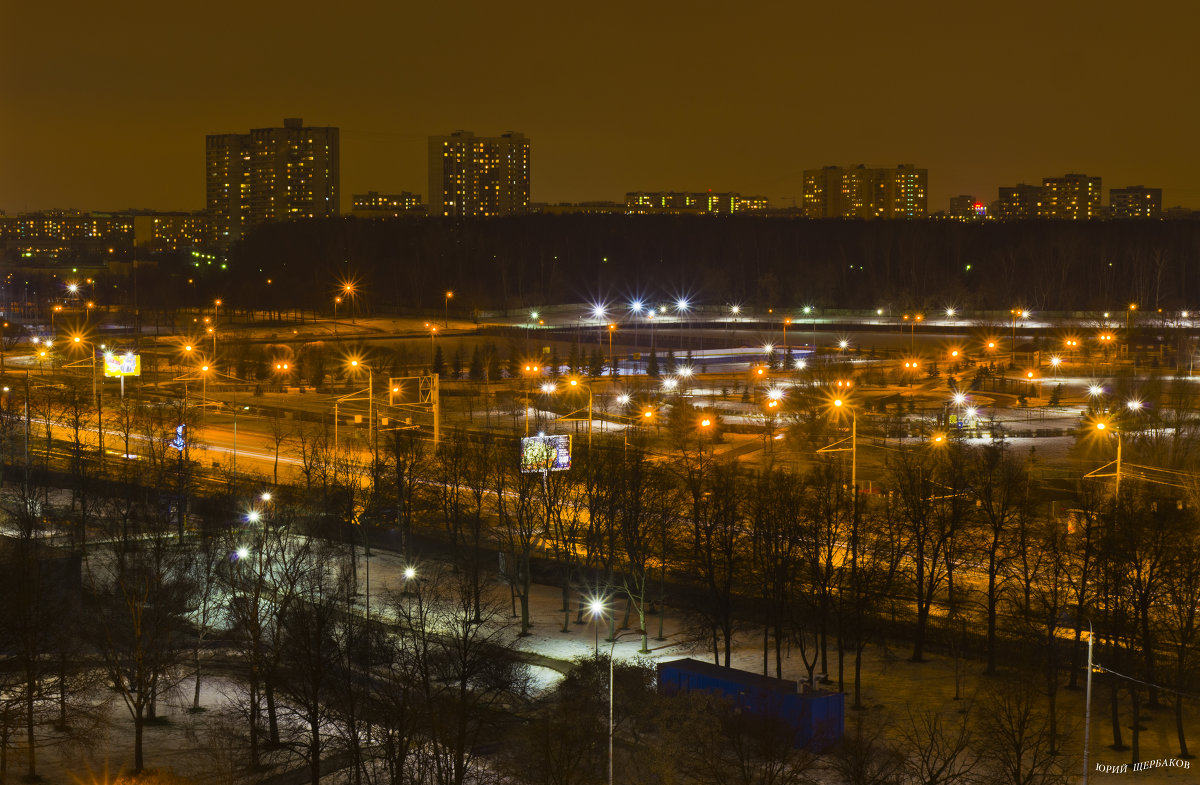 НОЧНАЯ МОСКВА. ОКРУГ ВЕШНЯКОВСКИЙ. - Юрий 