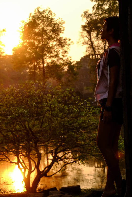 Sunset at Angkor Thom - Nick K