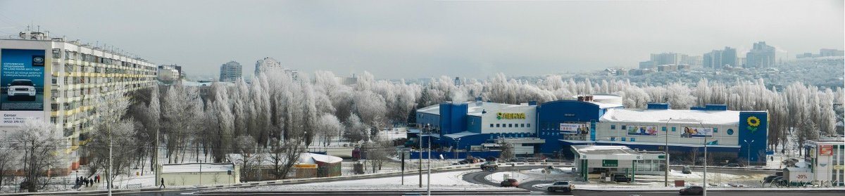 Панорама зимнего города - Павел Яновский