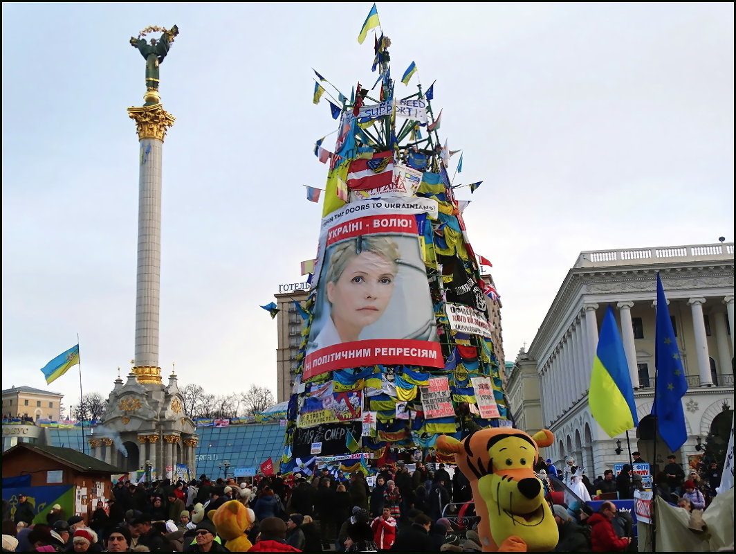 Майдан.Как все начиналось. Главная елка Украины 2014 года - Владимир Бровко