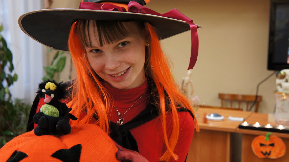 хеллоуин в нашей студии - Ольга 