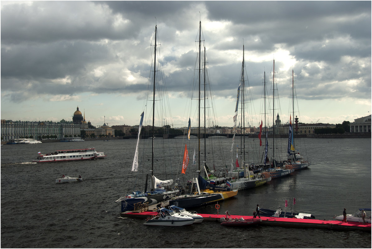 Океанские яхты на Неве *** Ocean yacht on the Neva - Александр Борисов