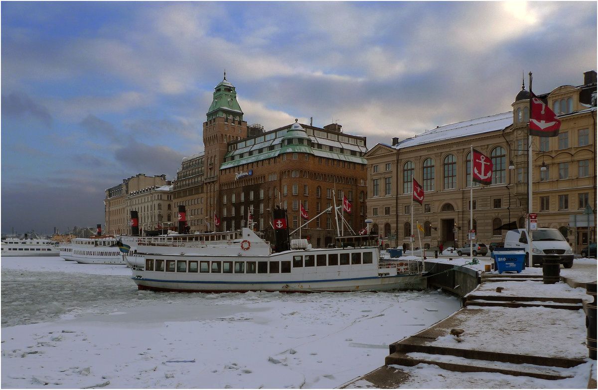 Набережная в Стокгольме *** Embankment in Stockholm - Александр Борисов