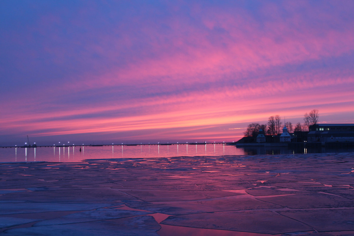 закат на Финском заливе - Alexandra Brovushkina