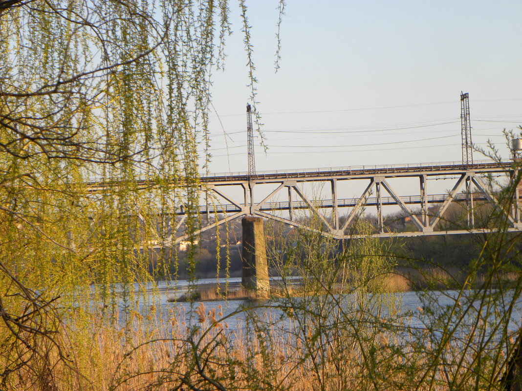 ж/д мост весной - татьяна 