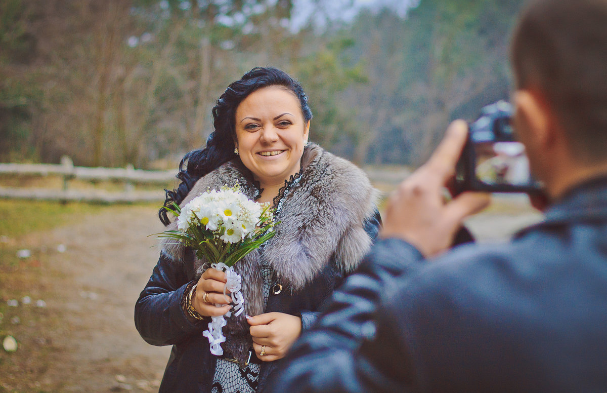 Каждая должна сфотографироваться со свадебным букетом)) - Svetlana Shumilova