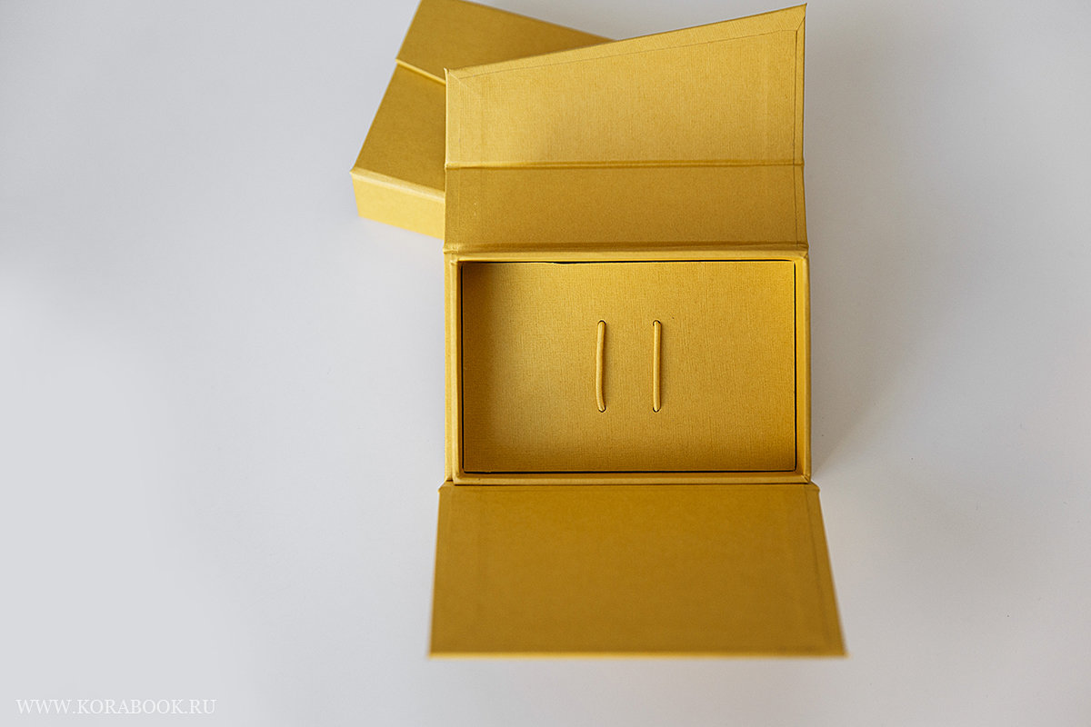 Коробочки для USB флешки желтого цвета - Ольга Самойлова