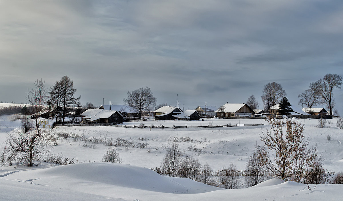 Зимняя прогулка в деревне - Luis-Ogonek *