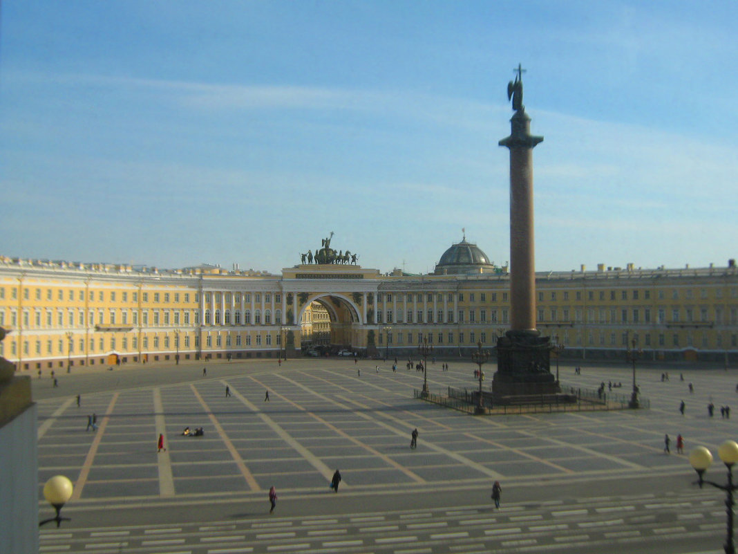 Дворцовая площадь в Санкт-Петербурге Николай 2