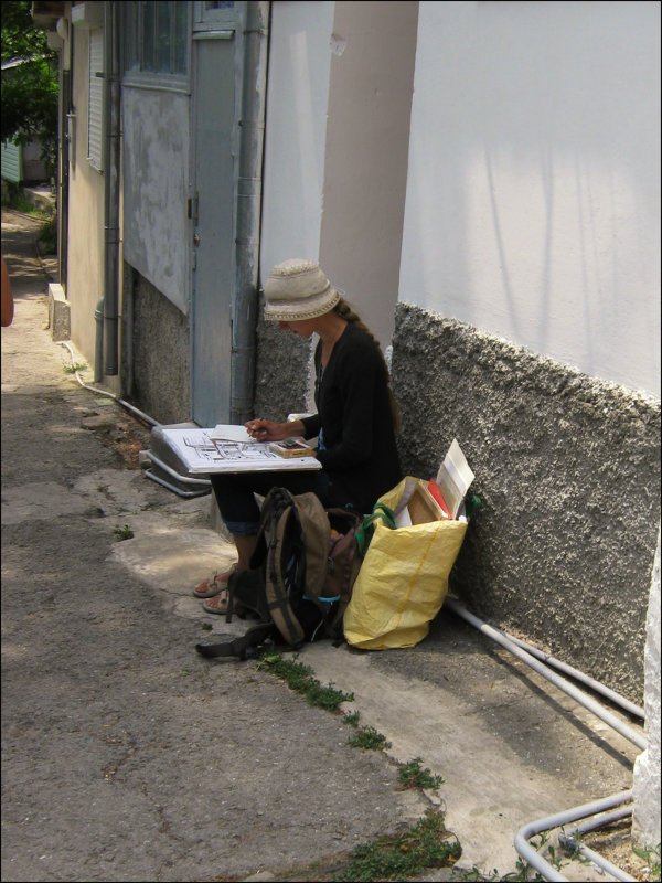 Уличная художница - Tatiana Kretova
