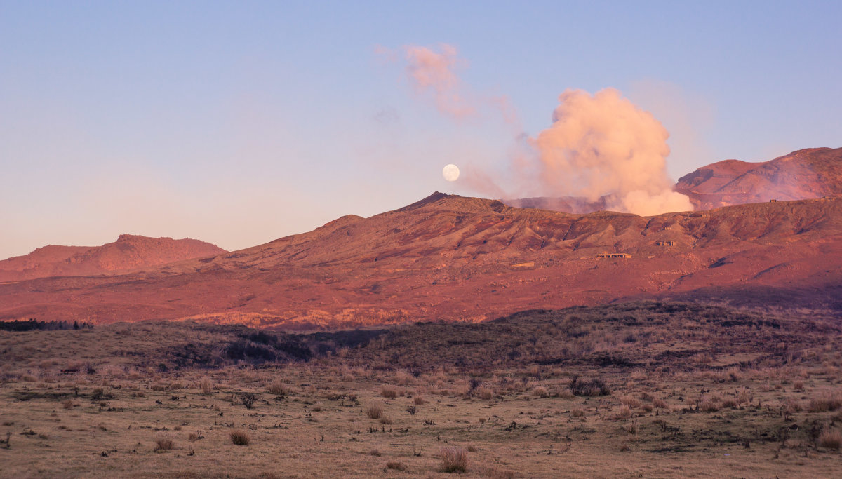 горы вулкана Асо - Slava Hamamoto