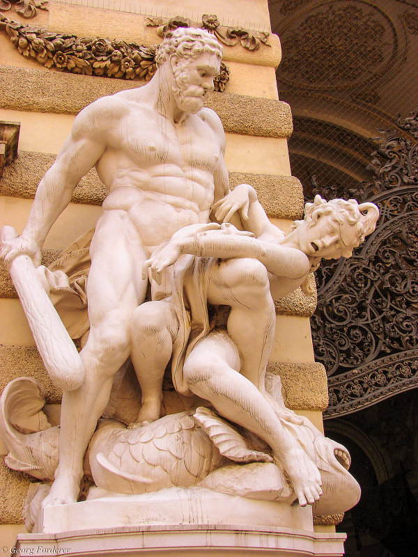 Скульптура,Хофбург (Hofburg) - Georg Förderer